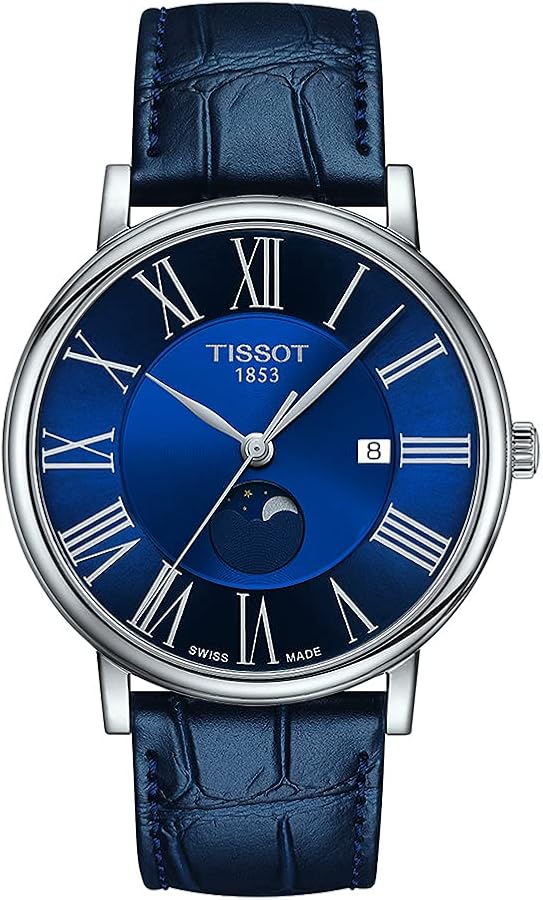 Amazon.com: Tissot Mens Tissot Carson Premium Gent Moonphase 316L